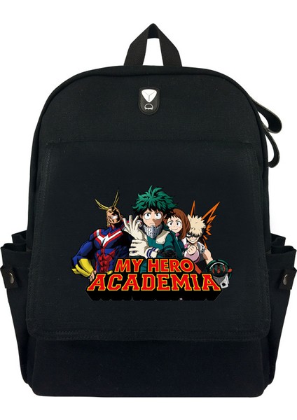 My Hero Academia Kanvas Sırt Çantası Okul Çantası (Yurt Dışından)