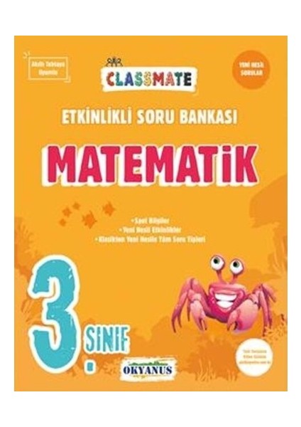 3. Sınıf Classmate Matematik Etkinlikli Soru Bankası