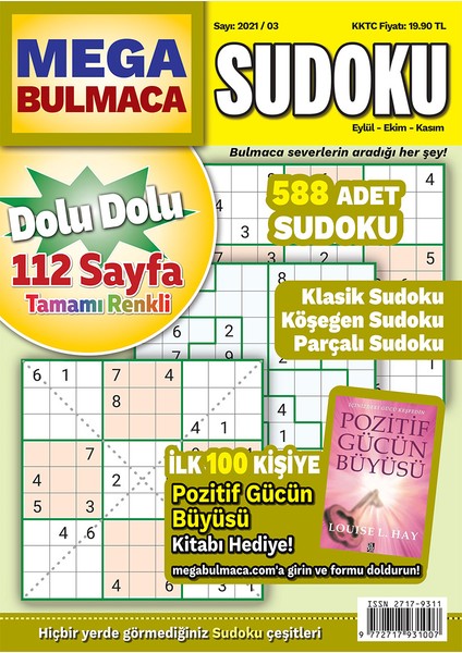 Mega Sudoku Bulmaca 2021/03