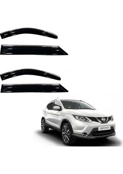 Krom Cam Rüzgarlığı Nissan Için Qashqai 2008-2015/ CARU401