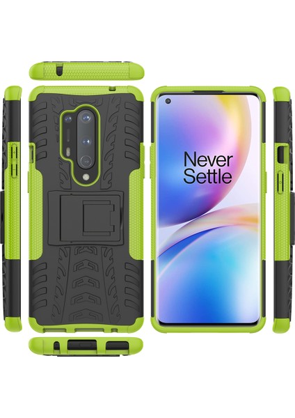 Oneplus 8 Pro İçin Shockproof Çift Katmanlı Standlı Korumalı Kılıf (Yurt Dışından) modelleri