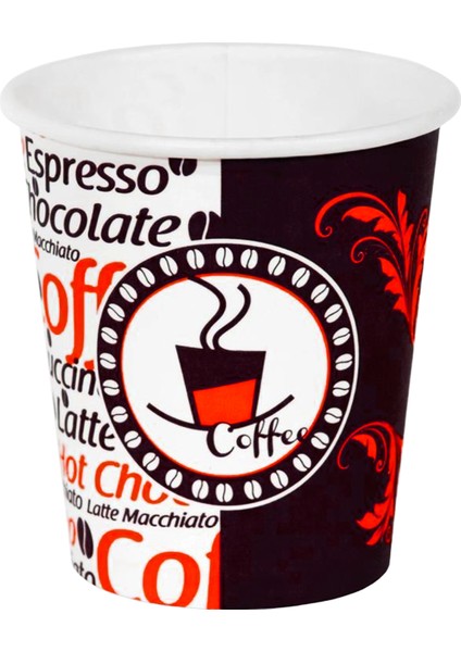 8 Oz Karton Bardak 250 ml - 200'lü (Kahve Bardağı)