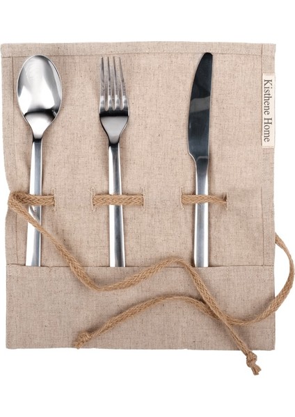 Çatal Bıçak Servisi 4'lü Set / Nakışlı