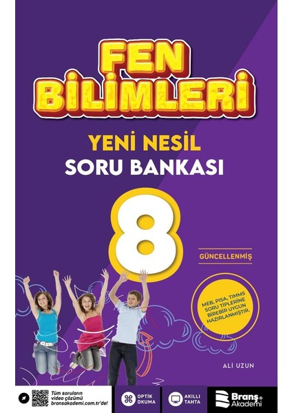 BRANŞ AKADEMİ 8.sınıf Fen Bilimleri Yeni Nesil Soru Bankası