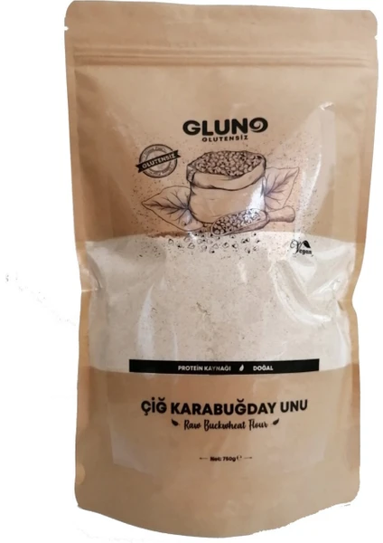 Gluno Glutensiz Çiğ Karabuğday Unu 750 gr