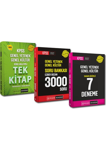 KPSS Genel Yetenek Genel Kültür Konu + Soru + Deneme Seti