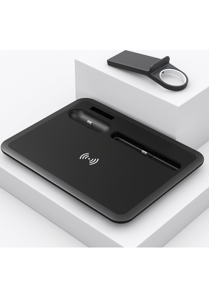HQ-UD17 4 In 1 Kablosuz Şarj Telefon Tutucu Tabanı Siyah (Yurt Dışından) fiyatları