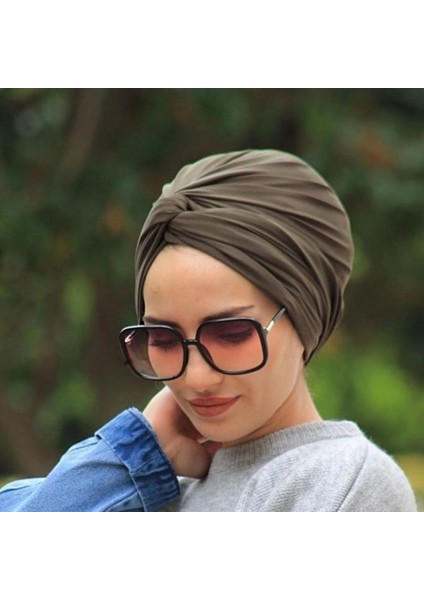 Dolama Bone Haki Hazır Model - Özel Tasarım- Yeni Model Tesettür Giyim