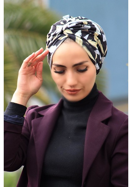 Desenli Dolama Bone Kuş Tüyü Desen (Model Hazır Değildir) - Özel Tasarım- Yeni Model Tesettür Giyim fiyatları