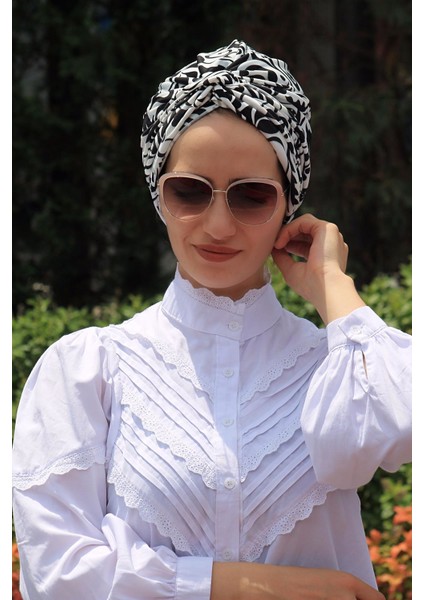 Desenli Dolama Bone Çilek Etnik Desen (Model Hazır Değildir) - Özel Tasarım- Yeni Model Tesettür Giyim