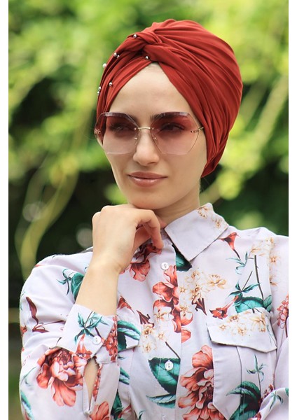 Incili Dolama Bone Kiremit ( Hazır Değildir Kendiniz Dolama Yapıyosunuz) - Özel Tasarım- Yeni Model Tesettür Giyim fiyatları