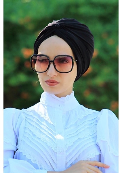 Dolama Bone Siyah (Hazır Değildir) - Özel Tasarım- Yeni Model Tesettür Giyim