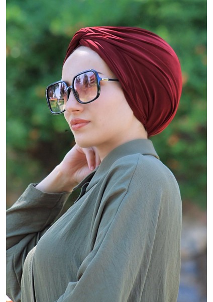 Dolama Bone Bordo Hazır Model - Özel Tasarım- Yeni Model Tesettür Giyim fiyatları