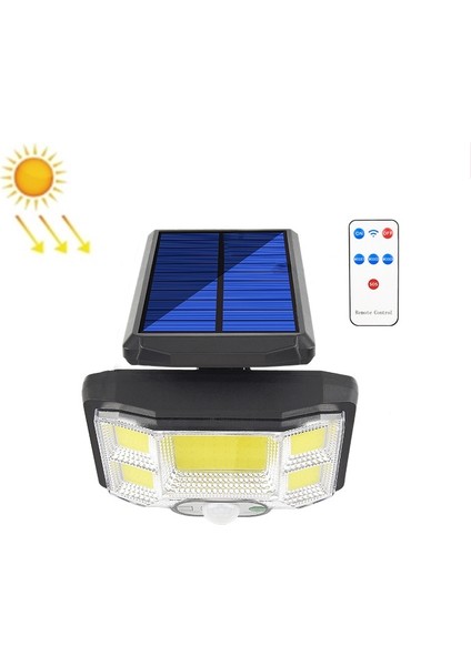 Güneş Indüksiyon Duvar Lambası, Spec: 96 Cob Entegre (Yurt Dışından)