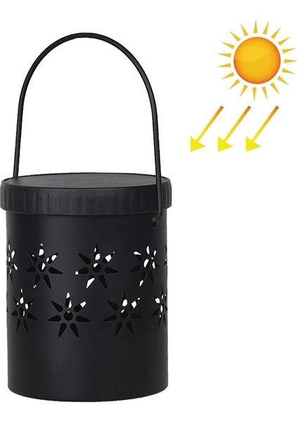 Hollow Flower Shape Wrought Iron Portable Lantern Solar Light, Luminous Flux: 30LM (Warm White) (Yurt Dışından) fiyatları