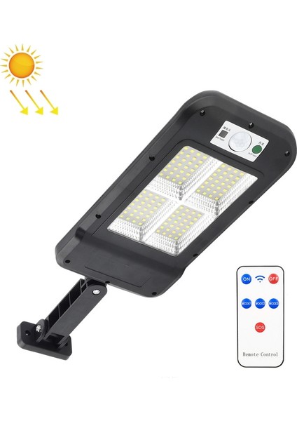 Outdoor Solar Wall Light 4 x 32LED With Remote Control (Yurt Dışından)