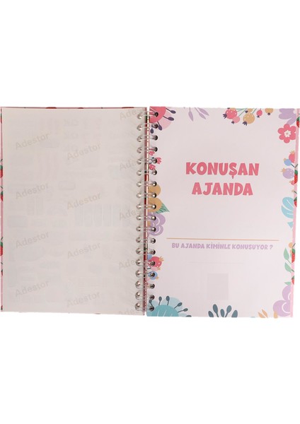 Hayallerinin Peşinden Git Tasarım Konuşan Ajanda Haftalık Planlayıcı Defter modelleri