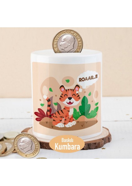 Küçük Sevimli Kaplan Para Birikim Kumbarası -2148008575