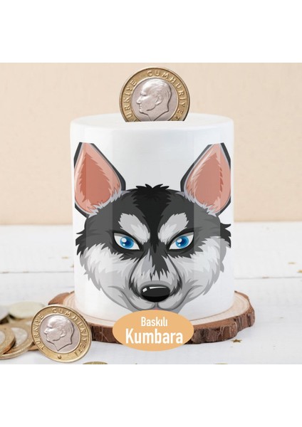 Sevimli Kurt Köpeği Surat Para Birikim Kumbarası -1308-20152
