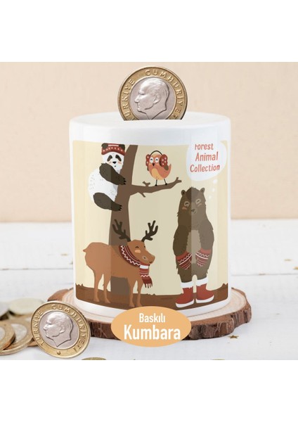 Ağaca Tırmanan Panda ve Arkadaşları Para Birikim Kumbarası -2143