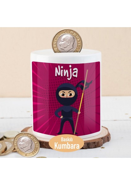 Çocuklar Için Savaşçı Ninja Para Birikim Kumbarası -2147870243