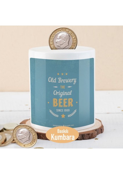 Old Brewery The Original Beer Para Birikim Kumbarası -2147674291