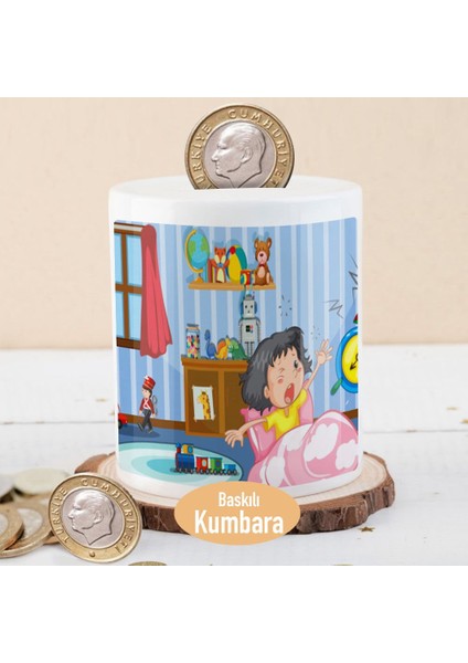 Good Morning Çocuk Oda Temali Para Birikim Kumbarası -24963