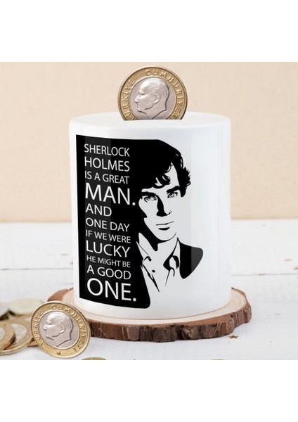 Sherlock Holmes Silüet Para Birikim Kumbarası -74255