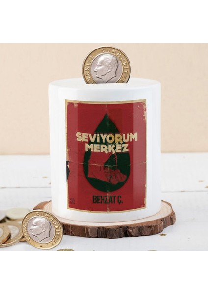 Behzat Ç. Seviyorum Merkez Para Birikim Kumbarası -73909