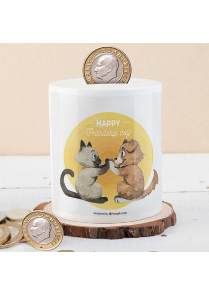 Oyun Oynayan Kediler Para Birikim Kumbarası -23-2147847866