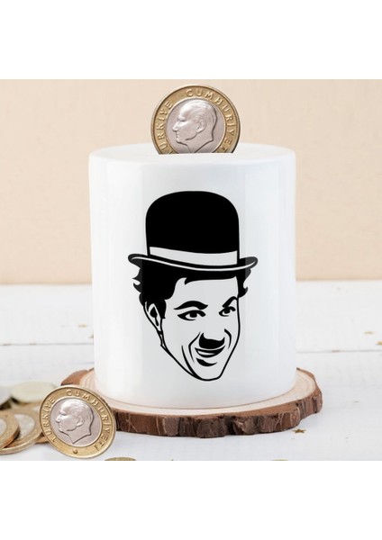 Charlie Chaplin Silüet Para Birikim Kumbarası -2147487122