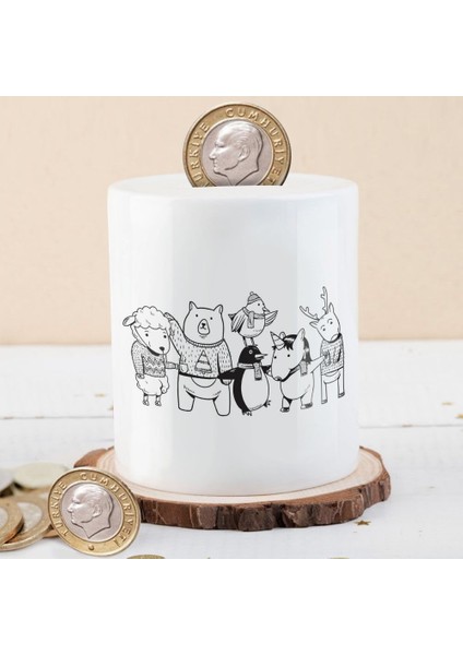 Sevimli Koyun ve Arkadaşları Para Birikim Kumbarası -57847