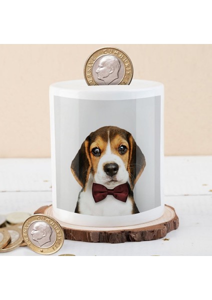Sevimli Papyonlu Köpek Para Birikim Kumbarası -53876-74785