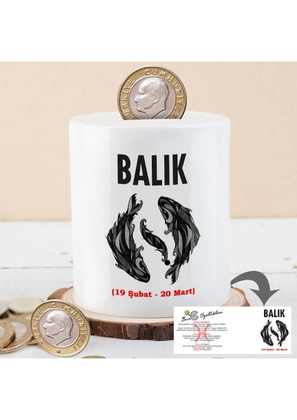 Astroloji Balık Burcu Para Birikim Kumbarası -KB4576310A