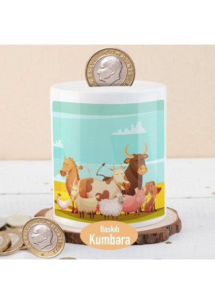 Çiftlikte Sevimli Hayvanlar Para Birikim KUMBARASI-1284-14823
