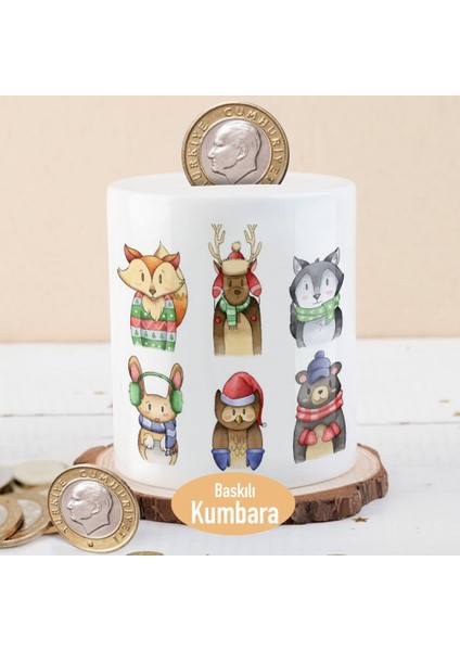 Sevimli Vahşi Hayvan Arkadaşlar Para Birikim KUMBARASI-2147723