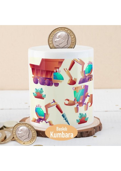 Robot Inşaat Araçları Para Birikim KUMBARASI-1441-2172