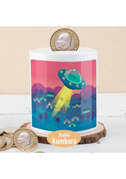 Şehirde Uzay Mekiği Para Birikim KUMBARASI-2147907416