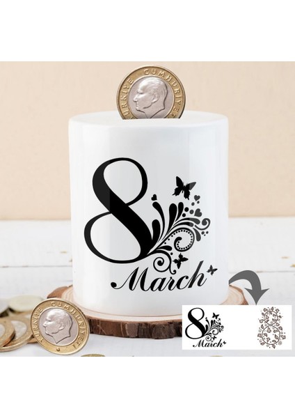 8 Mart Dünya Kadınlar Günü Para Birikim KUMBARASI-KB45676