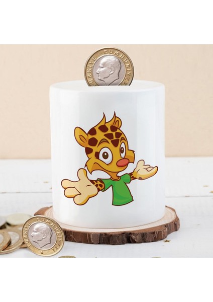 Gülümseyen Neşeli Yavru Kaplan Para Birikim Kumbarası-70