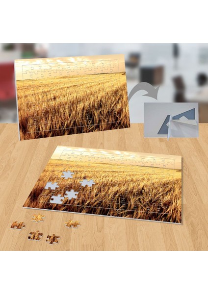 Başak Tarlası,bitki, Doğa 99 Parça Puzzle Yapboz TABLO-4047400