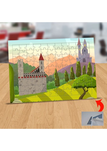 Dağlarda Büyük Şatolar 99 Parça Puzzle Yapboz TABLO-1110-787