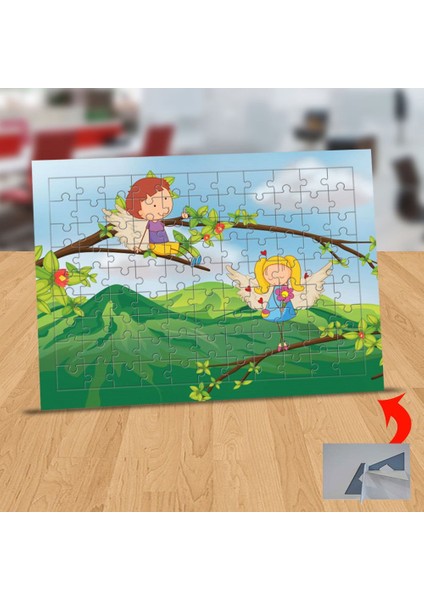 Daldaki Sevimli Melekler 99 Parça Puzzle Yapboz TABLO-1308-18745