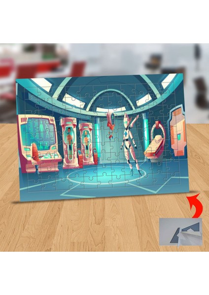 Robot Dünyası 99 Parça Puzzle Yapboz TABLO-1441-2744