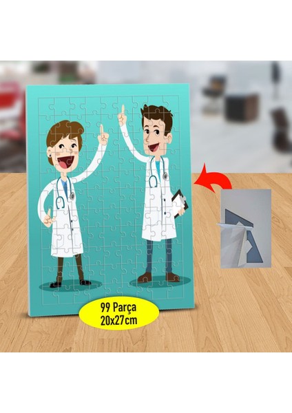 Neşeli Doktorlar 99 Parça Puzzle Yapboz TABLO-23-2147504589