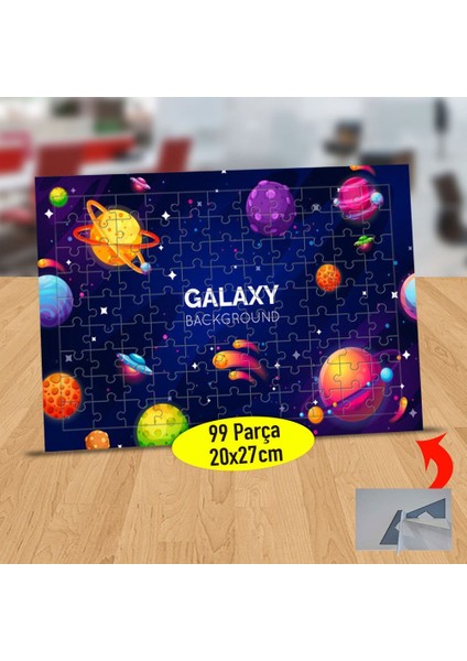 Galaksileri Görünümü 99 Parça Puzzle Yapboz TABLO-52683-309