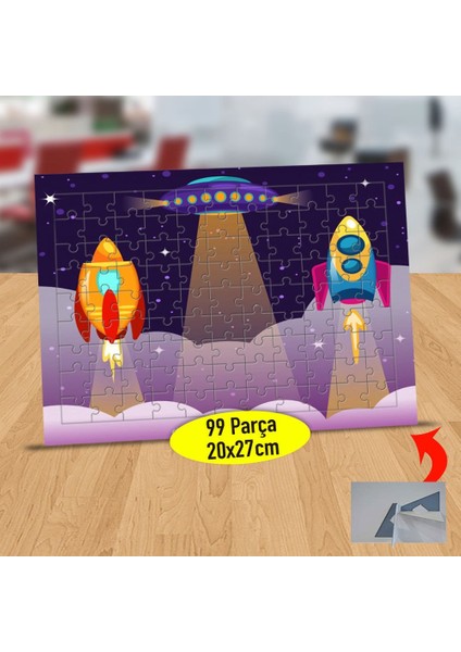 Iniş Yapan Roketler 99 Parça Puzzle Yapboz TABLO-23-2147915373