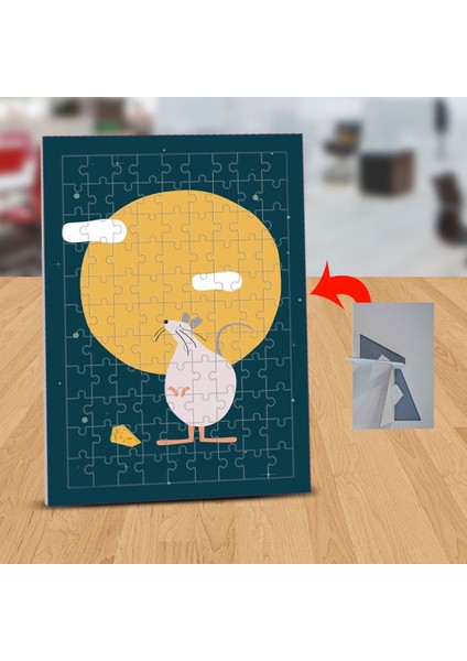 Peynir Koklayan Fare 99 Parça Puzzle Yapboz TABLO-53876-90373