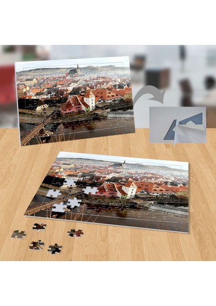 Kuş Bakışı Şehir 99 Parça Puzzle YAPBOZ-P074