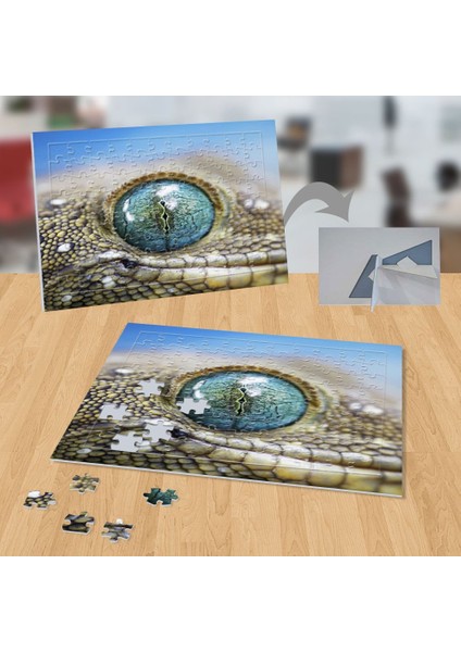 Yılan Gözleri, Hayvan, Doğa 99 Parça Puzzle YAPBOZ-P123